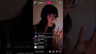 kimj previews new songs IG live january