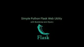Simple Python Flask Web Utility
