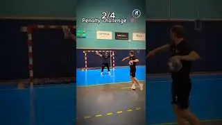 penalty challenge 🥅🤯🔥#handballpic#h&aring;ndbold #ehfeuro#ytshortsfeed