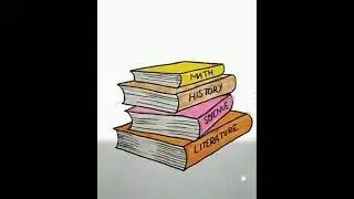 Books 📚 coloring pages #art #shorts #coloring #drawing #beautiful #asmr #viral #satisfying #books