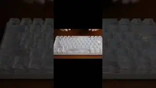 ASMR - Clear Holo Keyboard Wax Cracking
