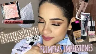 Maquillaje de PRIMERAS IMPRESIONES| lo que hay en el supermercado | EVIEBLENDER?