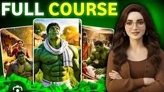😱AI generated video animation Hulk cartoon video course🤑 #avengers Hulk