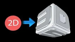 How to Convert 2D Logo to 3D Using Blender 3D