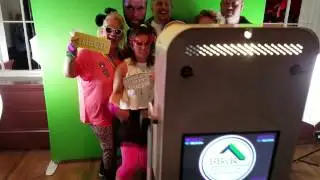 HotShots Photo Booth Green Screen for WXLO Radio Station Awesome 80s Prom