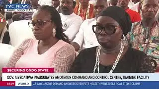 Gov. Aiyedatiwa Inaugurates Amotekun Command, Control Centre