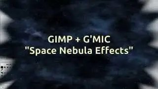 GIMP + G'MIC Space Tutorial
