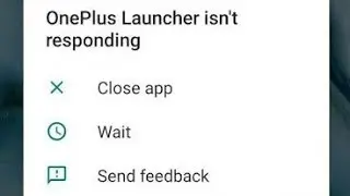how to fix oneplus launcher not responding | OnePlus launcher not working | launcher keeps stopping