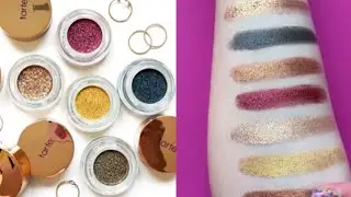 Full Swatches of New Tarte Cosmetics Chrome Paint Shadow Pots 2018