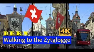 🇨🇭Bern🇨🇭Switzerland [4K] Walkingtour Zytglogge [clock tower]