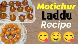 Motichoor Ke Ladoo Recipe Sweet Shop Style Easy Mithai Recipe at Home 