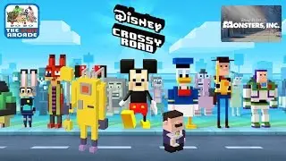 Disney Crossy Road - C.D.A. Agent From Monsters Inc. And Gene (iOS/iPad Gameplay)