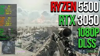 RTX 3050 + RYZEN 5 5500 Battlefield 6 REDSEC 16GB RAM DLSS 1080p