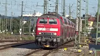 Train For Breakfast #218  BR 218 420 + BR 218 429 with RB to F&uuml;ssen [  08.2018 ]