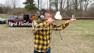 First Flintlock | Trying Out a 54 Caliber Lyman Great Plains Rifle