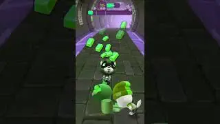 Talking Tom Gold Run Skater Angela Hit All Rakoon In Ghost Under Tunnel Events Gameplay Race #shorts