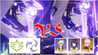 AGGRAVATE VS HYPERCARRY Raiden Shogun Genshin Impact