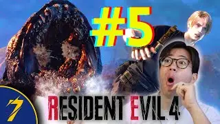 BEEG FISH MONSTER?! Get Outta My Swamp! (Ch. 3 cont.) - Resident Evil 4 Remake (Let's Play #5)