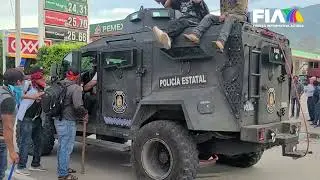 ¡LUNES DE TENSIÓN! | Manifestantes se enfrentan a la Guardia Nacional en Chilpancingo