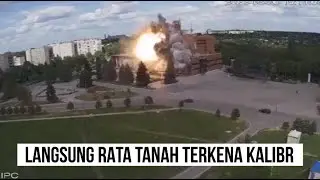 Rudal Kalibr Membuat Teater Seni Kota Kharkiv Rata Tanah