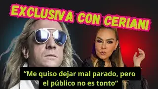 Ceriani: “Me quiso dejar mal parado, pero el público no en t0nt0”