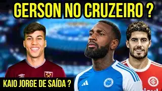 CRUZEIRO QUER GERSON ! KAIO JORGE DE SAÍDA ? PEDRO RAUL INDO PARA O INTERNACIONAL !