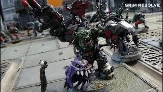 Orks vs World Eaters 8th Edition 40k Open War Cards Cities of Death Battle Report
