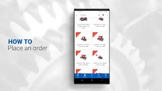 BEGA - App - How to place an order