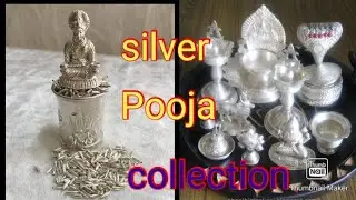 pure silver Pooja items//silver gifts items//Best silver Pooja collection
