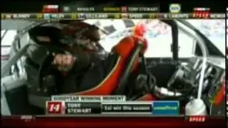 Tony Stewart Wins The Geico 400 NSCS Chicagoland Speedway Ill.2011.mpg