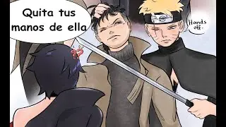 Boruto defiende a Sarada  - Borusara reencuentro