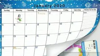 Jan 2020 &ndash; Jul 2021 Monthly Wall Calendar With Pocket