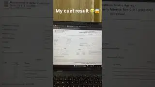 My cuet result 2025 😣😩 do you think i got a college in du ?     #shorts #cuet #viral