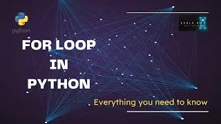 Python Basics  - 06  For Loop #pythonforbeginners