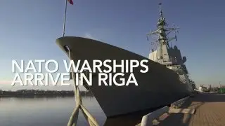 NATO warships arrive in Riga, Latvia🇱🇻