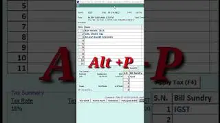 Sale Invoice Print Short Cut Key In Busy Software #shortvideo #shorts #short #shortsvideo