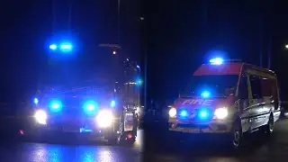 Leigh's Technical Response Unit Responding - Greater Manchester Fire & Rescue Service
