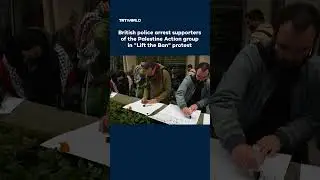 Британская полиция арестовала сторонников организации &laquo;Действие Палестины&raquo; во время акции протест...