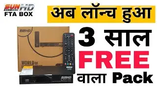Sun Direct Launches 3 Years Free Pack Offer 🔥| Sun Direct HD Box Buy Online