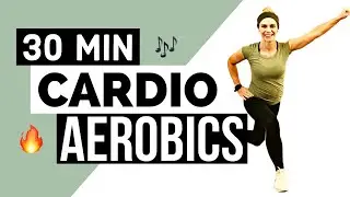 30 min FUN WALKING WORKOUT to the beat 3000+ Steps Cardio Aerobics