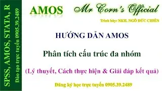 23.08.2022 Hướng dẫn AMOS | Phân tích cấu trúc đa nhóm (Lý thuyết, Cách thực hiện & Đọc kết quả)