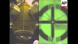 SPACE: US SPACE SHUTTLE ATLANTIS DOCKS WITH MIR SPACE STATION