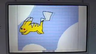 The flying Pikachu