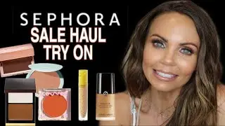 SEPHORA HAUL TRY ON | KOSAS, TOM FORD, PATRICK TA, TARTE, ARMANI BEAUTY, TOWER 28 |