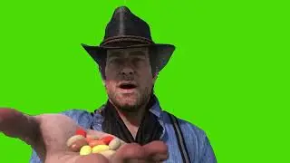 Arthur Morgan Red Dead Redemption 2 Jelly Beans Meme Green Screen