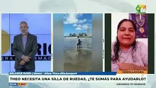 Solange Rossi - Theo Rossi necesita una silla de ruedas para la pr&aacute;ctica del b&aacute;squet adaptado