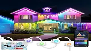 Linkind Permanent Outdoor Lights HP5 Smart AI RGBTW 150ft Christmas Lights 85 Scenes