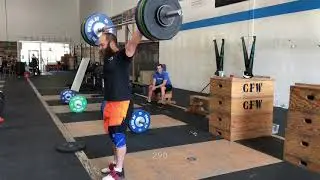300lb Snatch in Slow Motion