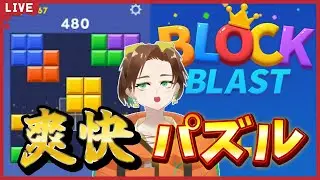 【Block Blast】　寝れない人からおはようの人まで。話題のやつしよう。　 #ブロックブラスト #BlockBlast #HungryStudio #ゼリーテトリス #Ballz