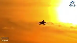 F-15 Strike Eagle 🛦 BLAST OFF into the sun 🛦 #lakenheath